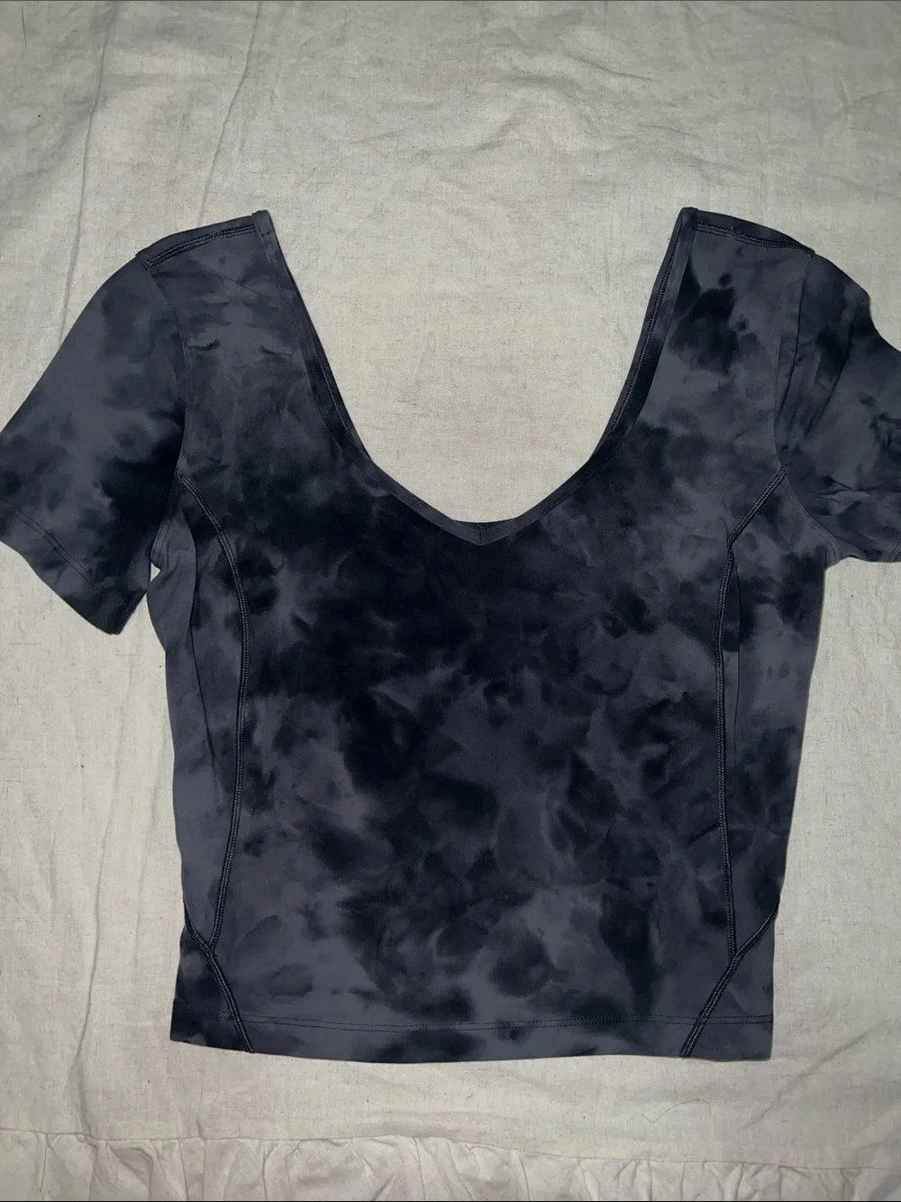 Lululemon Align T-Shirt Diamond Dye Pitch Grey Graphite Grey
